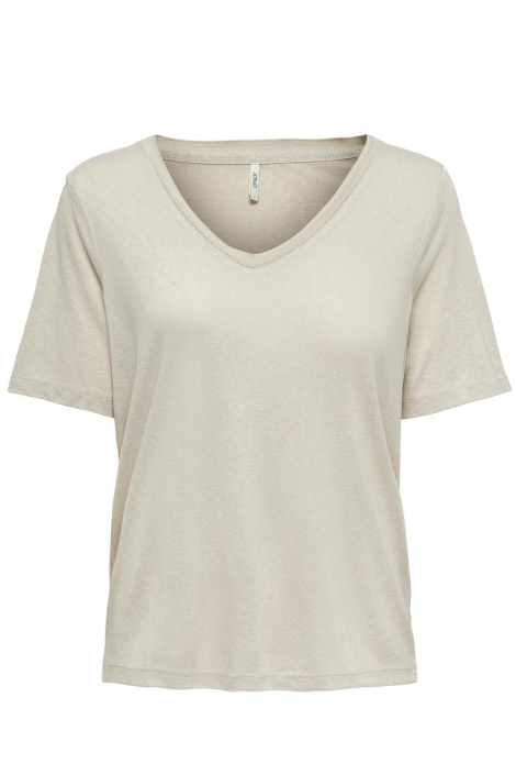 Only onlelise s/s v-neck top jrs noos